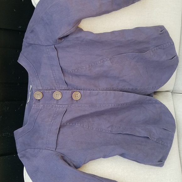 Part Two 100% Linen Jacket - Picture 11 of 15